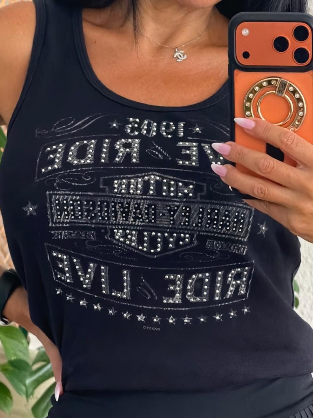 Vintage Harley Davidson Angel Wings Cami